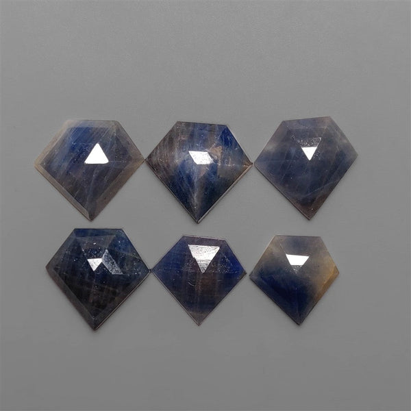 Step Cut Blue Sapphires Lot