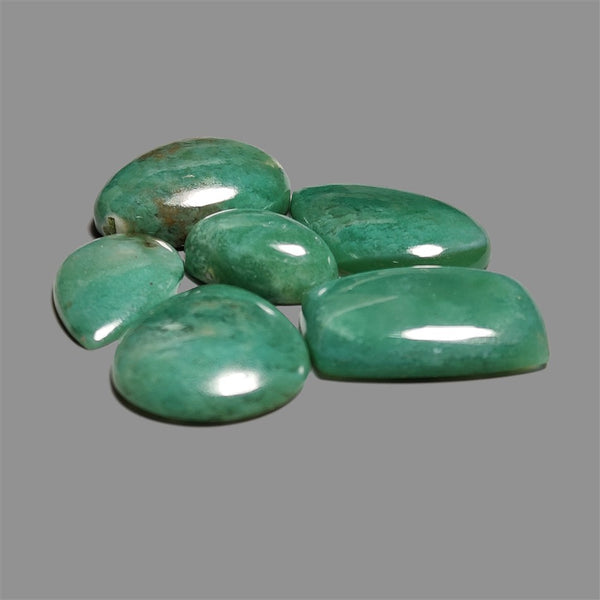 Turkish Chrome Chalcedony Cabochons Lot