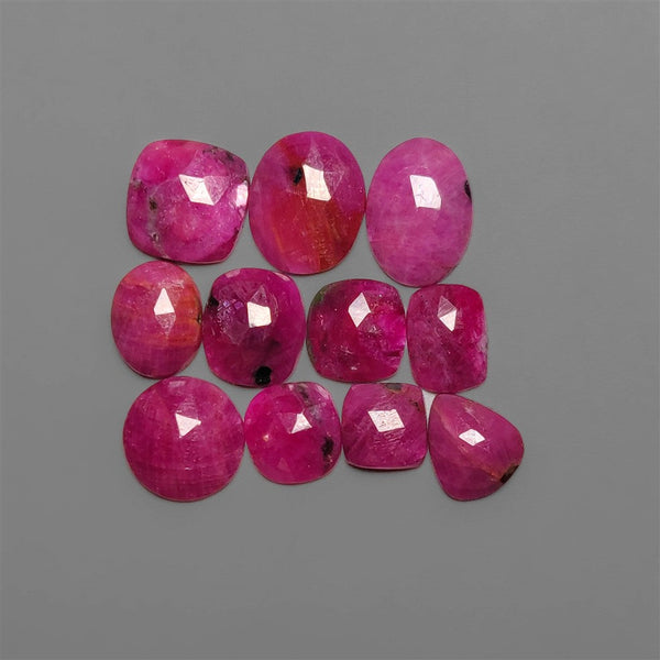 High Grade Rose Cut Kenyan Rubies Lot