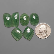 Rose Cut Green Aventurine pair Lot