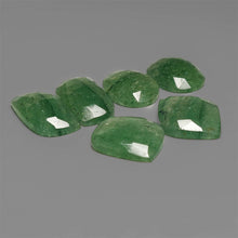 Rose Cut Green Aventurine pair Lot