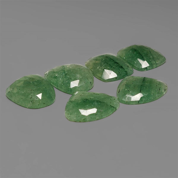 Rose Cut Green Aventurine pair Lot