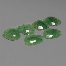 Rose Cut Green Aventurine pair Lot