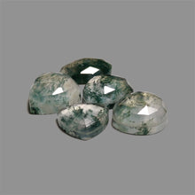 Rose Cut Moss Agate Lot