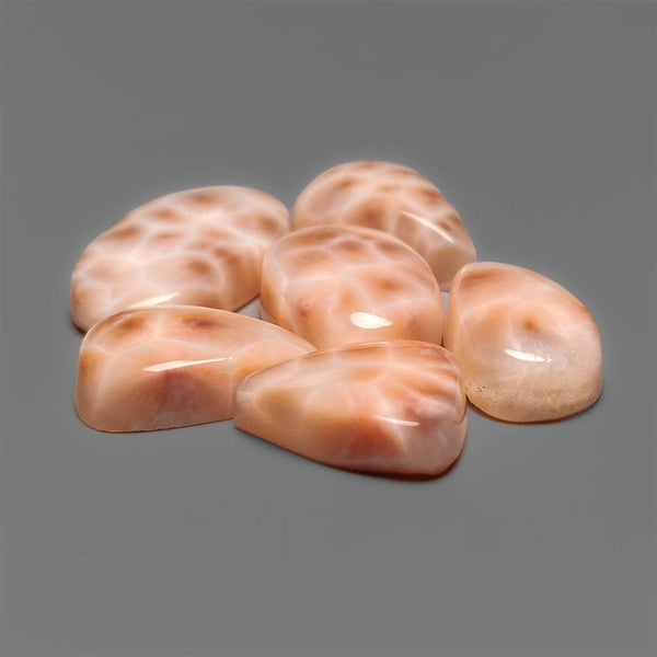 AAA Pink Larimar Cabochons Lot (Aka Natrolite )