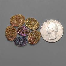 Rainbow Titanium Druzy Lot