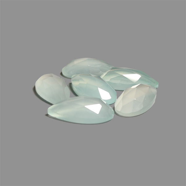 Rose Cut Aqua Chalcedony Lot