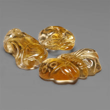 High Grade Handcarved Citrines Lot