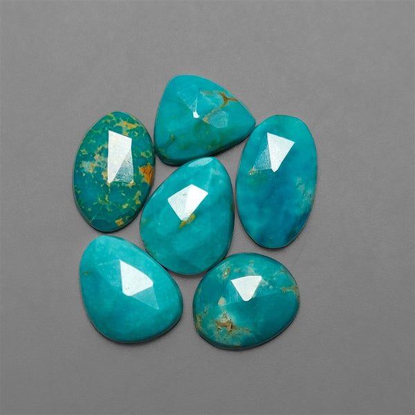 Rose Cut Mexican Turquoise Lot