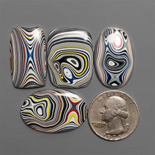 Fordite Cabochons Lot (Not Natural)