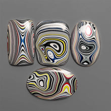 Fordite Cabochons Lot (Not Natural)