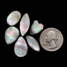 Rainbow Tahitian Mother Of Pearl Cabochons Lot
