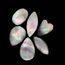 Rainbow Tahitian Mother Of Pearl Cabochons Lot