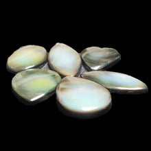 Rainbow Tahitian Mother Of Pearl Cabochons Lot