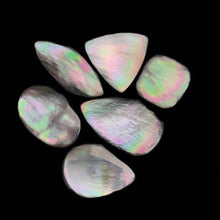 Rainbow Tahitian Mother Of Pearl Cabochons Lot