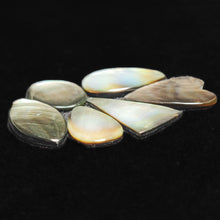 Rainbow Tahitian Mother Of Pearl Cabochons Lot