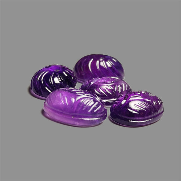 Handcarved Amethysts Lot