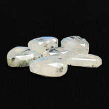 Portrait Cut Rainbow Moonstone With Tourmaline Lot