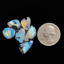 Portrait Cut Rainbow Moonstone With Tourmaline Lot