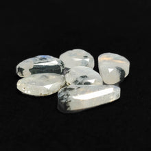 Portrait Cut Rainbow Moonstone With Tourmaline Lot