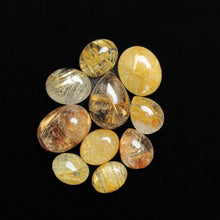 AAA Golden Rutilated Quartz Cabochons Lot