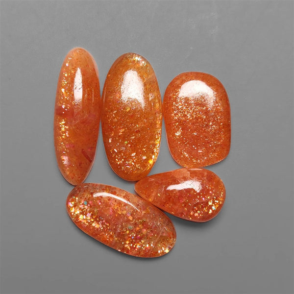 AAA Confetti Sunstone Cabochons Lot
