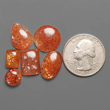 AAA Confetti Sunstone Cabochons Lot