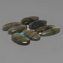 AAA Blue Labradorite Cabochons Pair Lot
