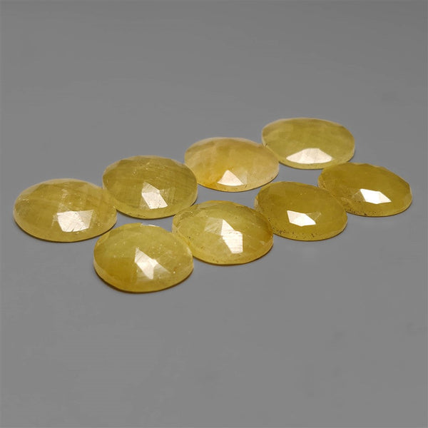 Rose Cut Yellow Sapphires Pairs Lot