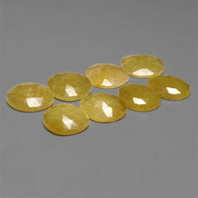 Rose Cut Yellow Sapphires Pairs Lot