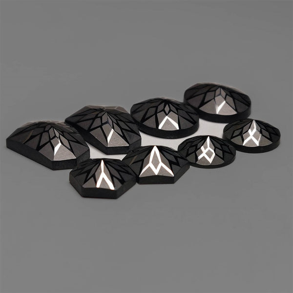 Precision Cut Black Spinel Pairs Lot