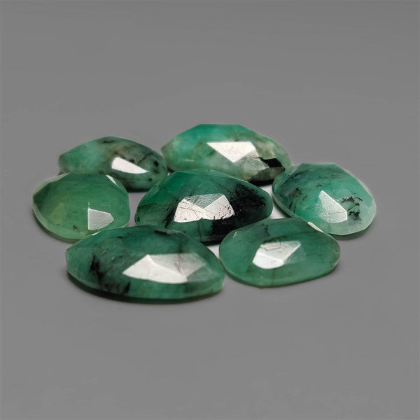 Rose Cut Emeralds Lot