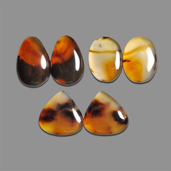 Montana Agate Pairs Lot-4865 | Gemstone for sale