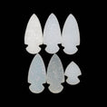 AAA Chalcedony Druzy Arrow Carvings Lot