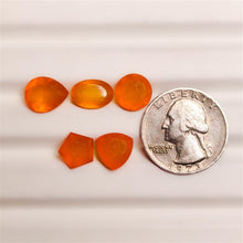 Faceted Carnelian Agates Lot