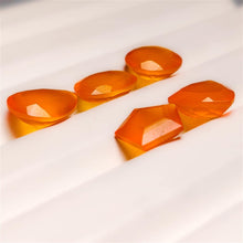 Faceted Carnelian Agates Lot