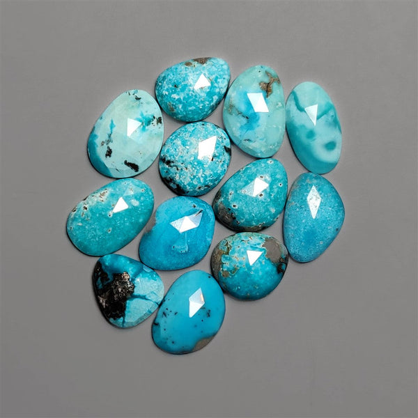 Rose Cut Morenci Turquoise Lot