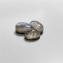 Golden Rutilated Quartz And Labradorite Doublets Lot