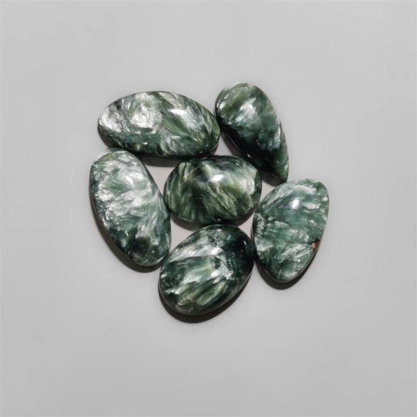 Seraphinite Cabochons Lot-2447