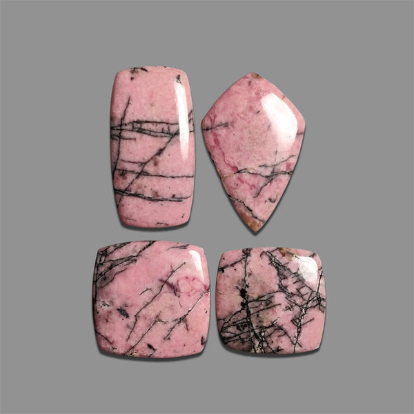 Rhodonite Cabochons Lot-4868 | Gemstone for sale
