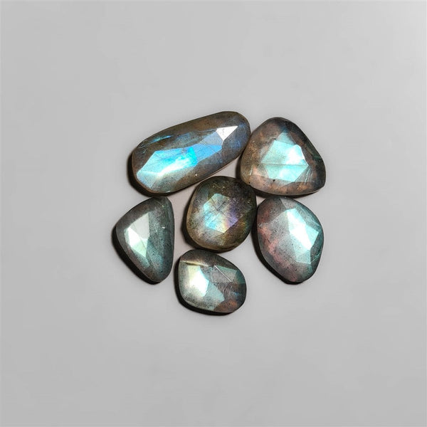 Rose Cut Labradorite Lot-2620
