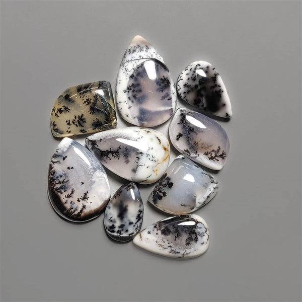 Dendritic Agate Cabochons Lot