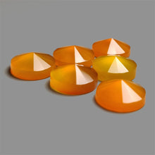 Radial Cut Carnelian Agates Lot