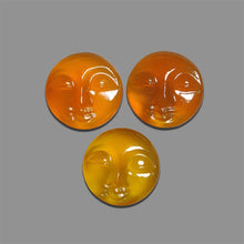 Handcarved Carnelian Agate Moonfaces Lot-4875 | Gemstone for sale