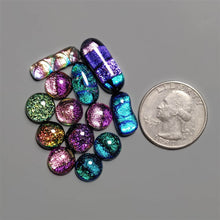 Dichroic Glass Cabochons Lot