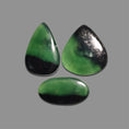 Bi-color Gemmy Serpentine Cabochons Lot-4878 | Gemstone for sale