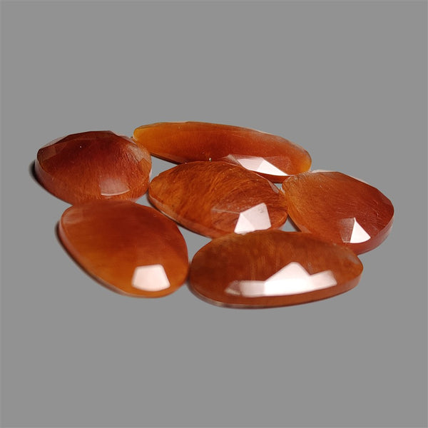 Rose Cut Rabbit Hair Rutilated Quartz Lot