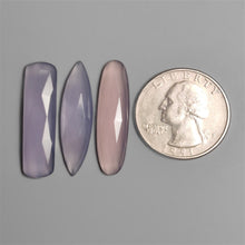 Rose Cut Lavender Chalcedony Lot