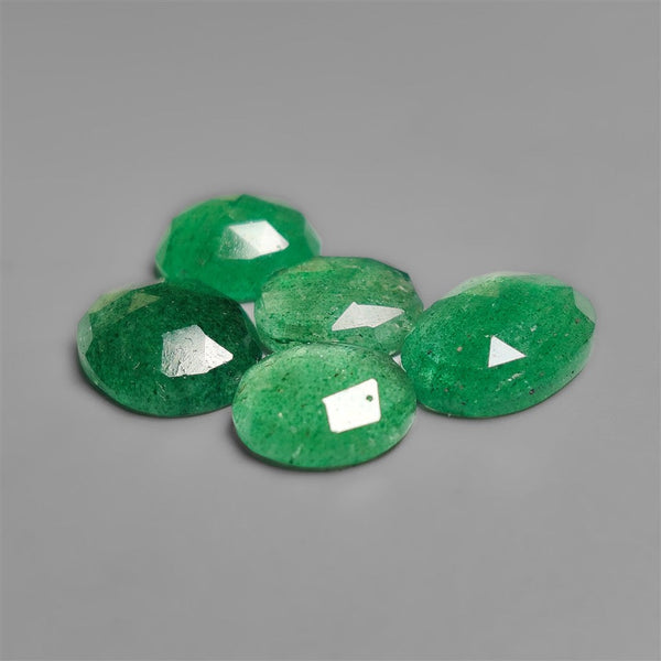 Rose Cut Green Aventurines Lot