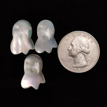 Himalayan Quartz And Mother Of Pearl Ghost Carvings Lot